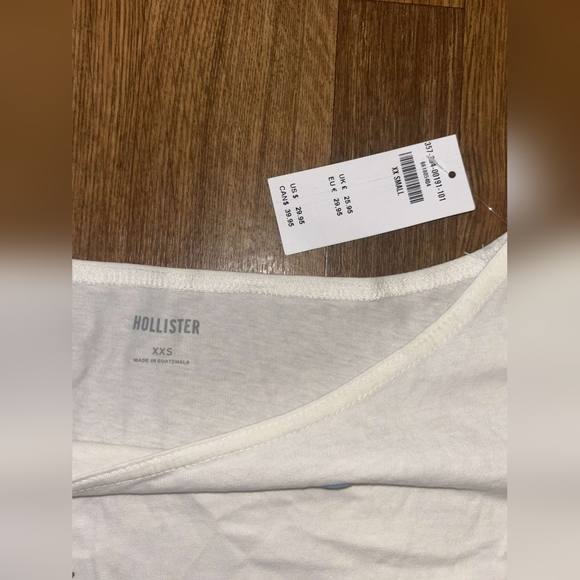 HOLLISTER SNOOPY Cream Color Sleepwear Tee xxsmall NEW! - Picture 5 of 13